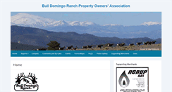 Desktop Screenshot of bulldomingoranch.org